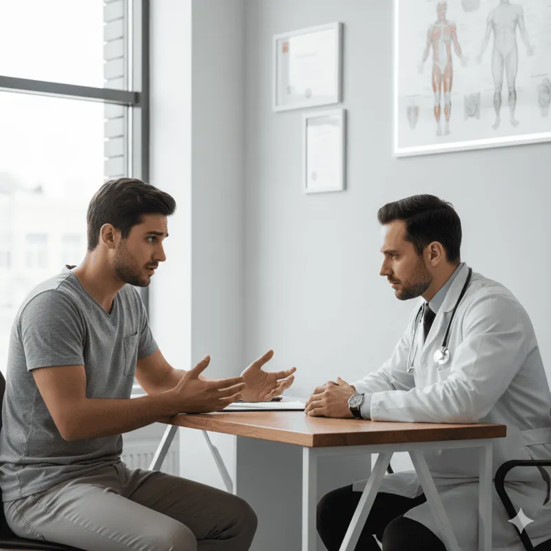 Doctor consultation for piles